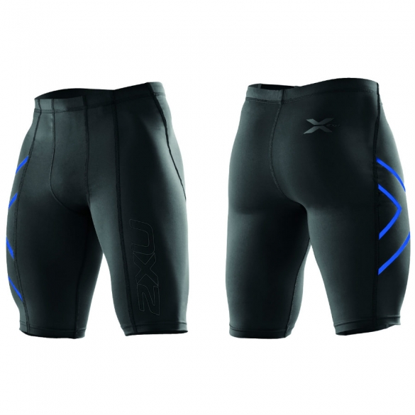 2XU Compressie short 2015 Schwarz/blau Herren MA1931b MA1931bBLK/PBL